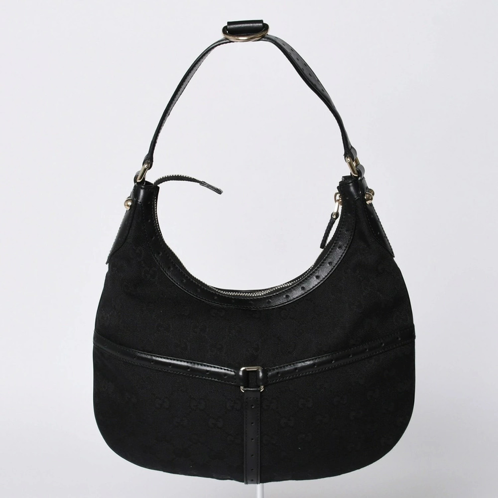Gucci shoulder bag Hobo GG canvas Sherry black